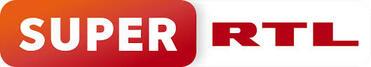 Logo von Super RTL mit rotem und orangefarbenem Farbverlauf im Schriftzug „SUPER“ und dem weißen „RTL“ daneben.